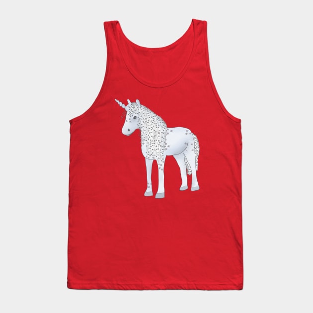 Blaues Einhorn Tank Top by Blumchen